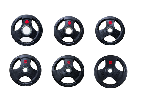 Rubber Tri-Grip Plates
