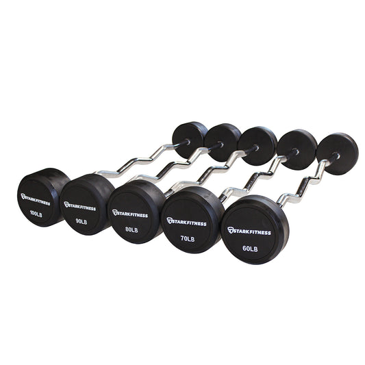 Curl Rubber Fixed Barbell