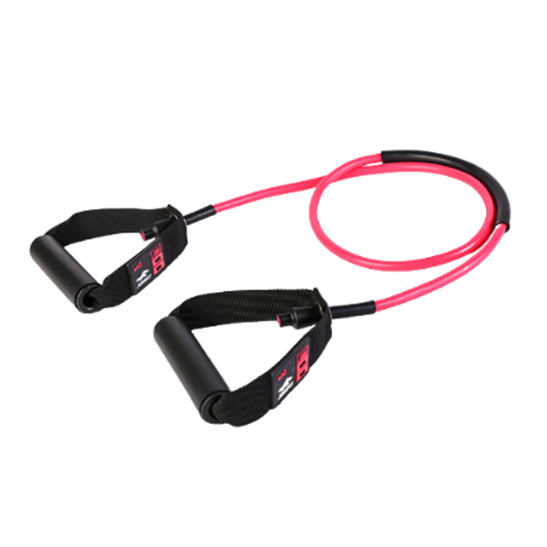 Resistance bands with online handles