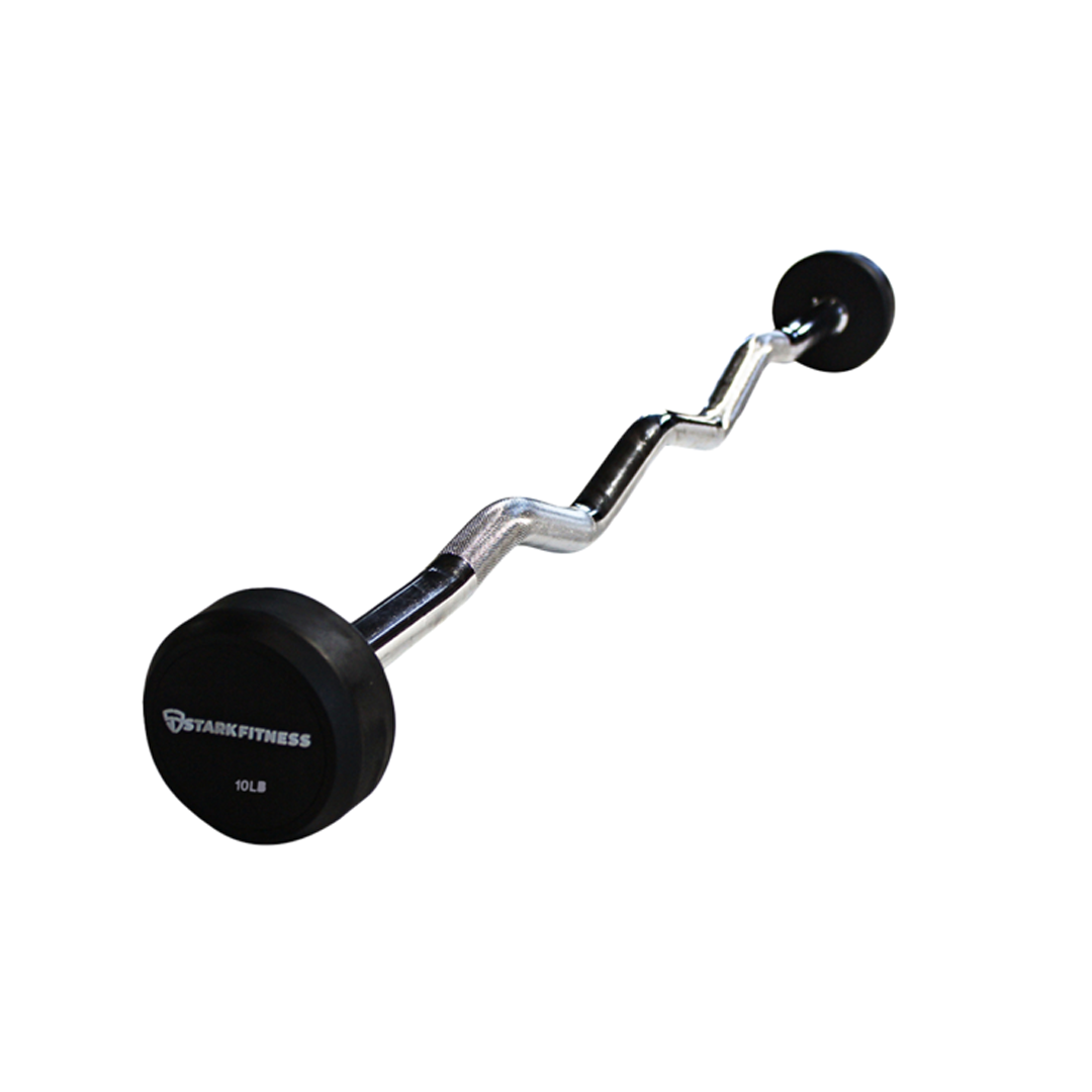 Curl Rubber Fixed Barbell