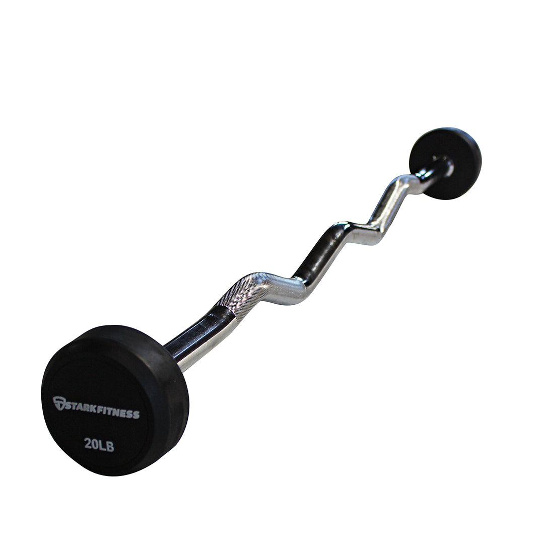 Curl Rubber Fixed Barbell